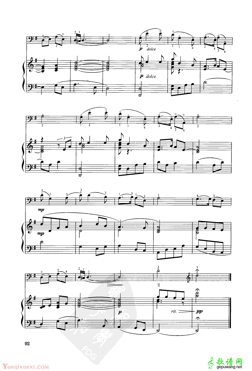 三十里铺大提琴谱(3)