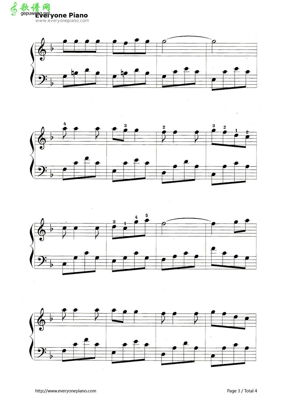 童年钢琴谱_罗大佑-童年钢琴简谱(2) - 歌谱网